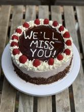 Yagya's goodbye cake made by Sarah, September 2019
